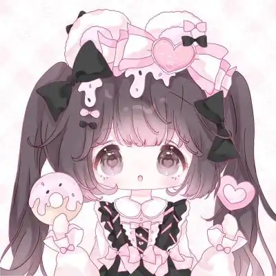 可爱萌q版女生专属卡通头像