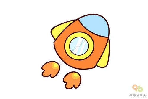 火箭简笔画图片