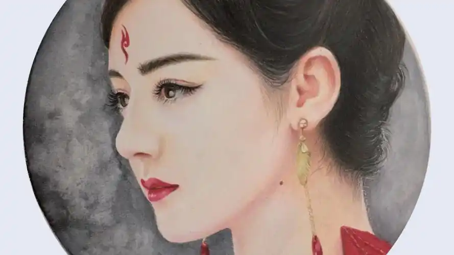 【手绘】古风 水彩 彩铅人像 迪丽热巴 三生三世十里桃花 凤九 全教程