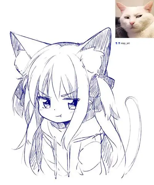 当猫咪变身美少女,网友怒吼:要是猫咪都长这样,我还要啥女友