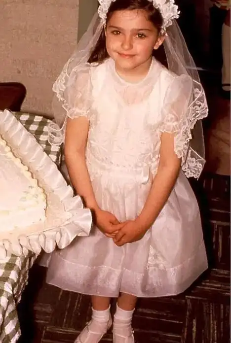 麦当娜童年照片