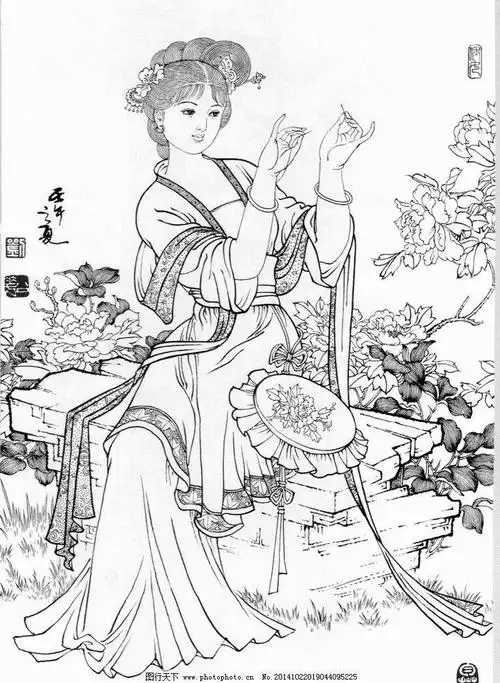 下面几个仕女图,哪个最好看