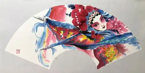 手绘插画国画水墨古风颜彩刀马旦京剧热度(69)评论(1)推荐打开新页