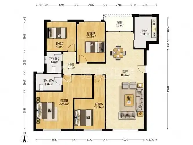 龙湖西宸原著四五组团