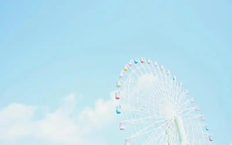 清新的摩天轮1920x1080分辨率下载,清新的摩天轮,高清图片 - ipad壁纸