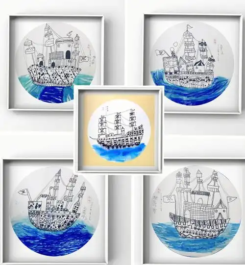 58岁创意美术帆船