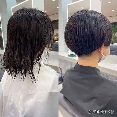 短发可以避免后脖和鬓角乱翘起来