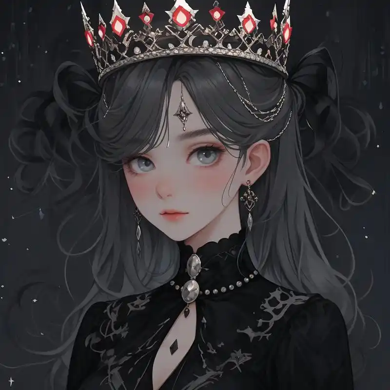 94冷酷动漫女生霸气黑暗头像94