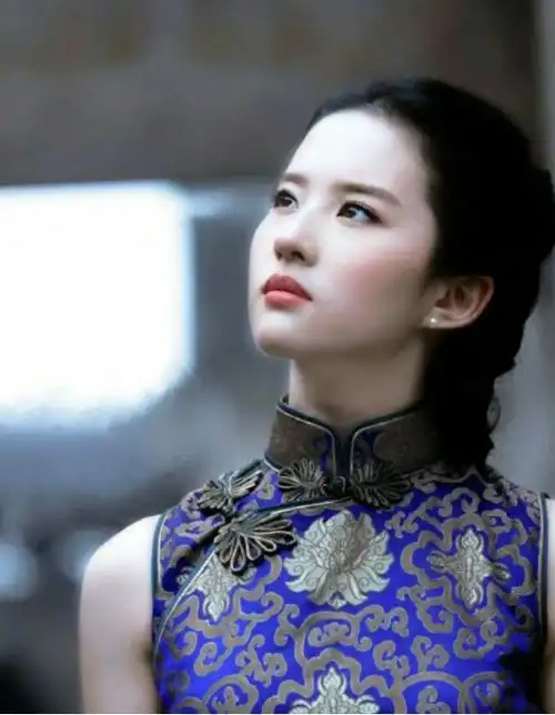 刘亦菲这组旗袍照我还是第一次见太美了