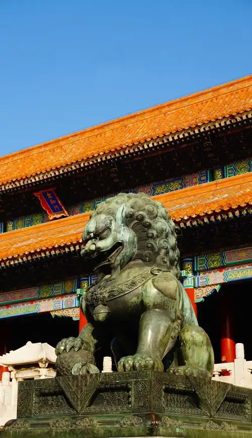 故宫的石狮子上个月拍的忘了发了