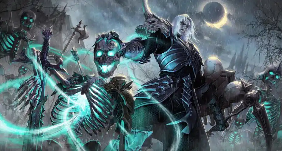 暗黑破坏神2:《死灵法师》四种路线的练法,特色鲜明,纯干货