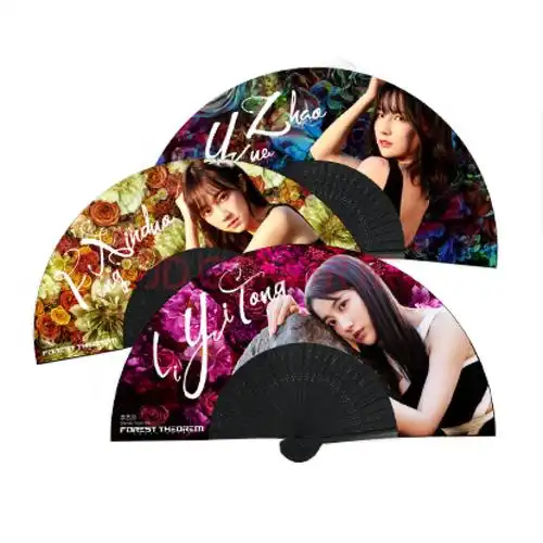 snh48 《森林法则》成员泳装时尚应援折扇 明星官方正版周边张语格