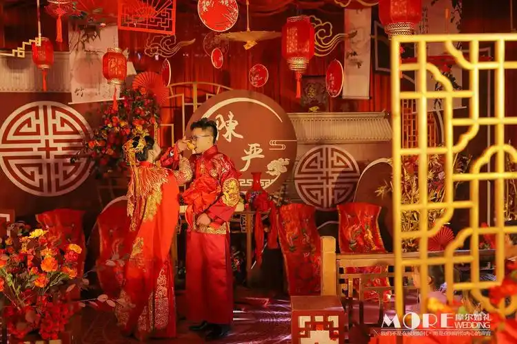 一月二号纯中式婚礼预告