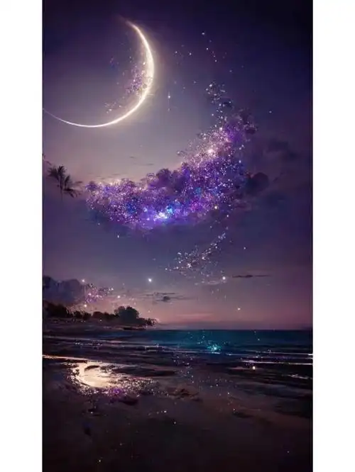 月亮壁纸丨像极了你捅我一刀