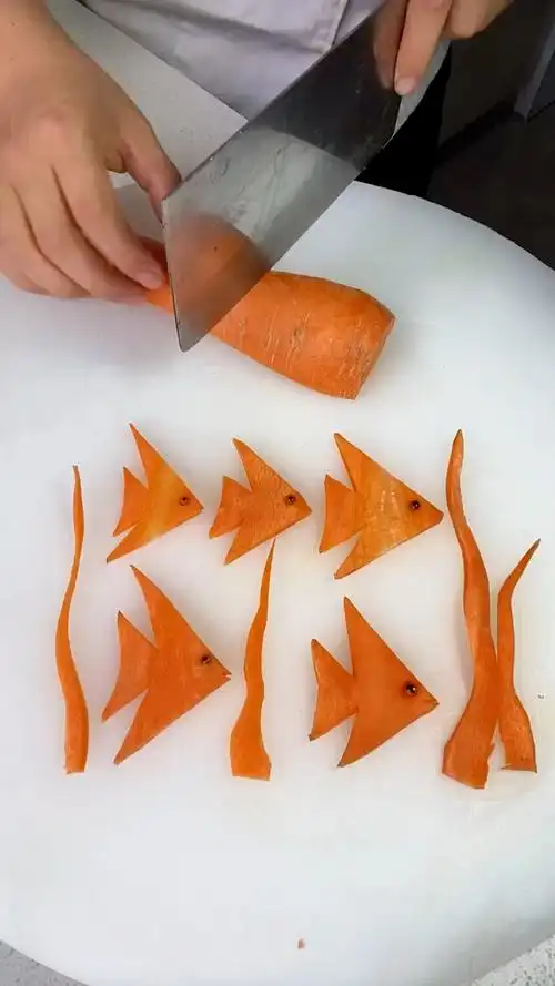 胡萝卜切法好看吧