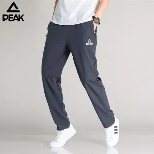 匹克春秋款运动裤男长裤速干透气休闲裤夏季薄款宽松大码直筒卫裤