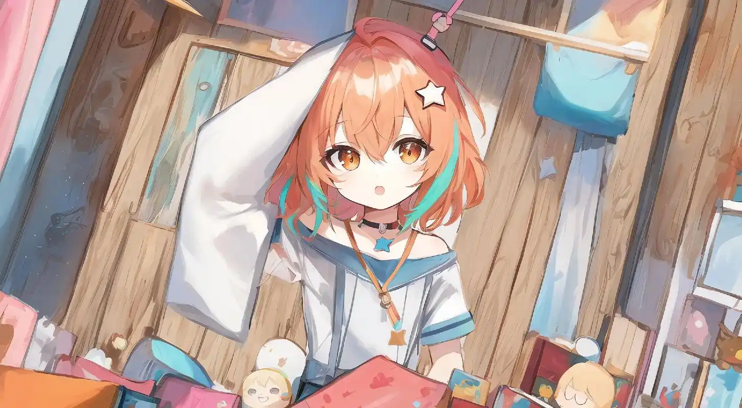 novelai绘画.卡通幻想(3)#二次元美图 #ai画图  - 抖音