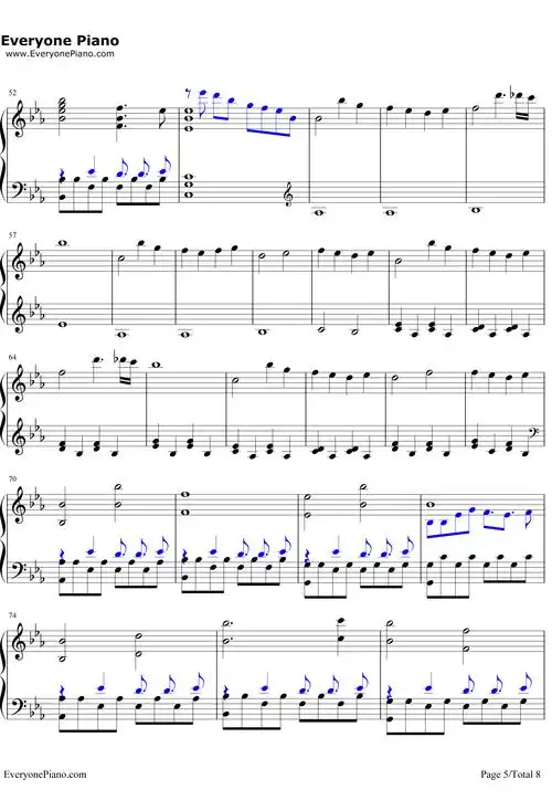 undertale钢琴谱_tobyfox_undertaletheme