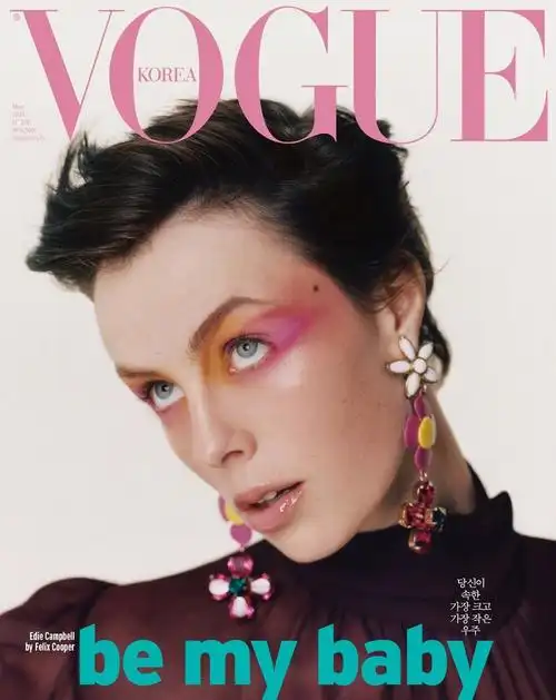 ediecampbell登vogue五月刊封面