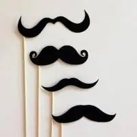 个性创意满满可爱小胡子_微信头像图片大全