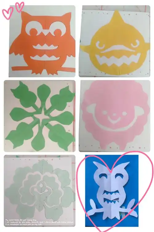 承载着梦想的数学课———当阳育林学校二年级轴对称图形作品展