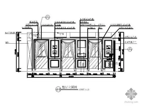 分享餐厅立面图详图资料下载