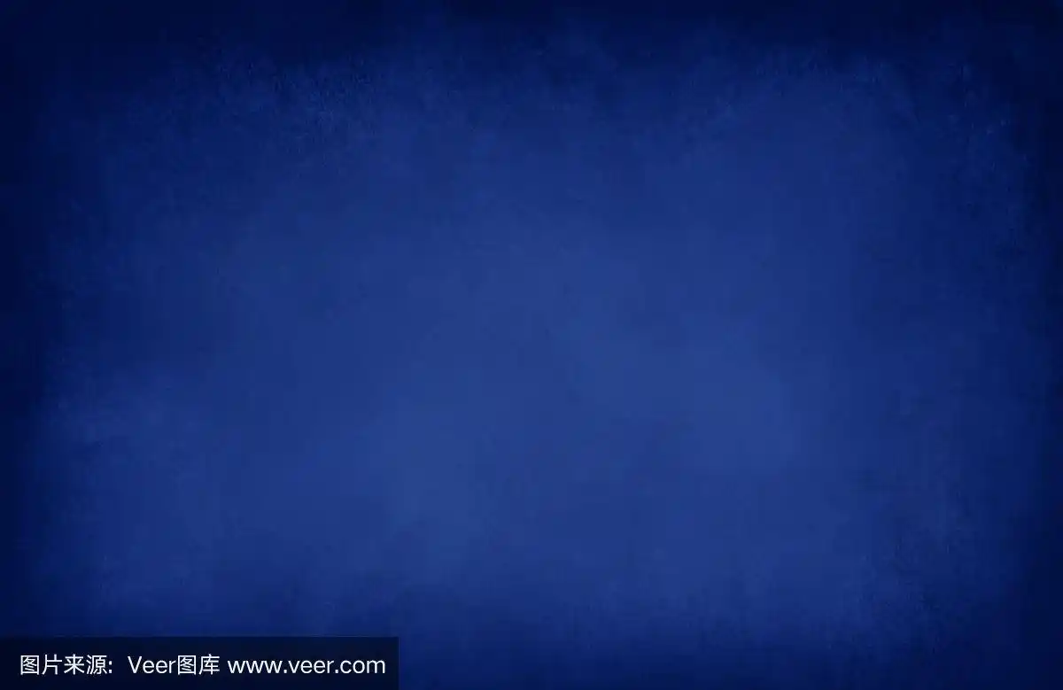 深蓝色背景和黑色边框纹理,旧的纯蓝色纸张,空白的网站和产品展示模型