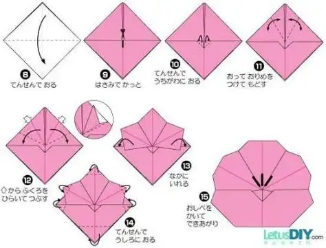 折雨伞折纸图解简单 手工折纸大全-蒲城教育文学网
