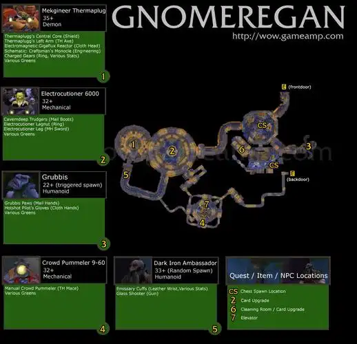 魔兽世界 游戏地图