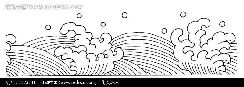 波浪简笔画怎么画海水波纹简笔画大海的简笔画彩色波浪海水波浪简笔画