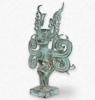 青铜人面鸟身像 | 青铜工艺品 | 产品中心 | 三星堆文化事业有限公司