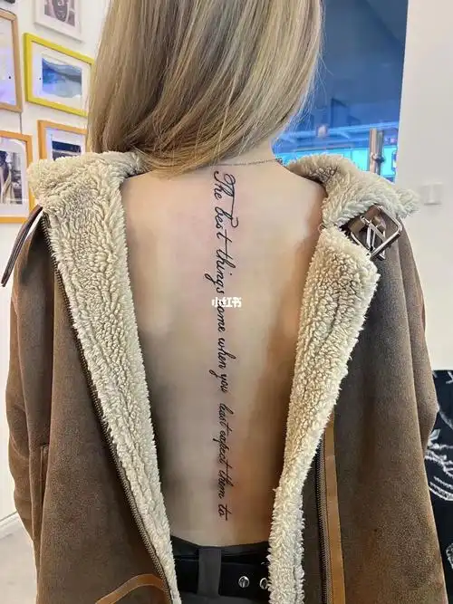 南昌纹身脊柱纹身