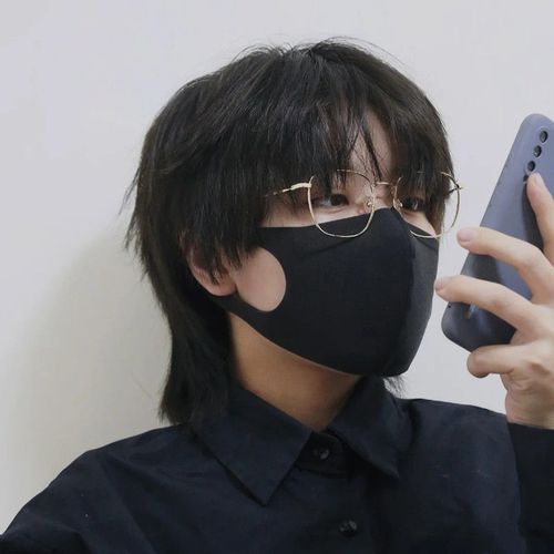 假发套青年男鲻鱼头短发韩版帅气男女通用表演假发学生自拍减龄发套