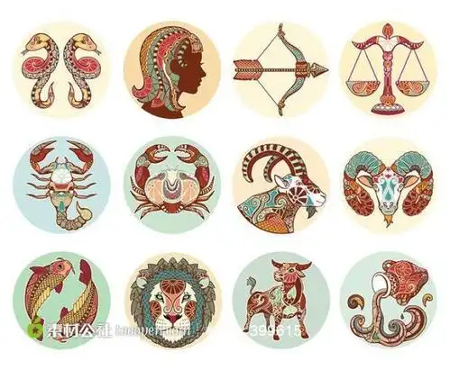 十二星座图案