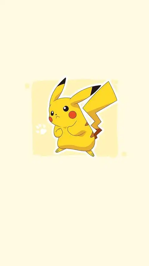 皮卡丘宠物小精灵竖屏壁纸手机壁纸