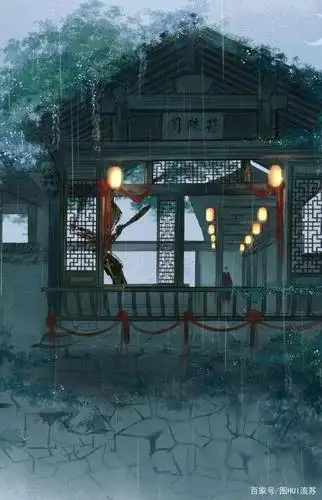 古风唯美意境壁纸 雨意系列