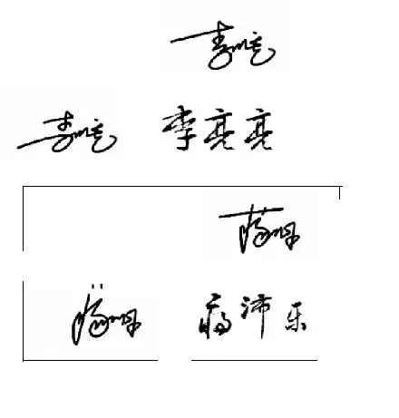 请你帮我设计一下姓名的个性签名.我叫李亮亮,还有我的朋友蒋沛乐.