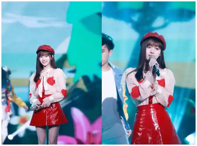 周洁琼学鞠婧祎也太明显了吧连发型和拍照姿势都整成一样