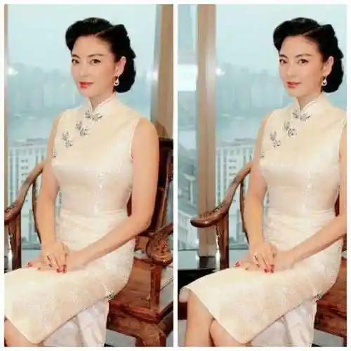 肆意张扬的张雨绮,穿上旗袍也能演绎温柔与典雅!_网易订阅