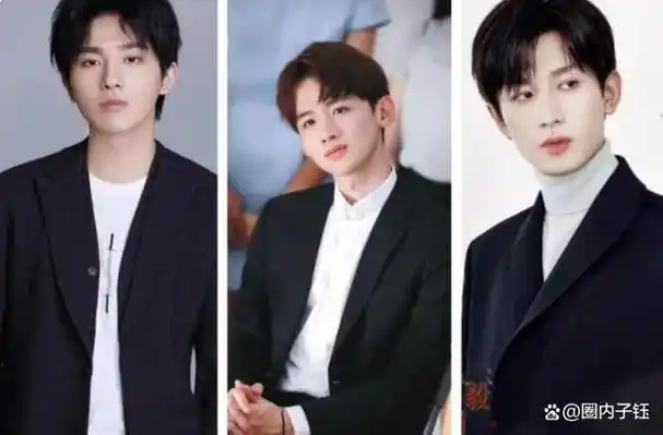 白敬亭的脸稍微短一些.