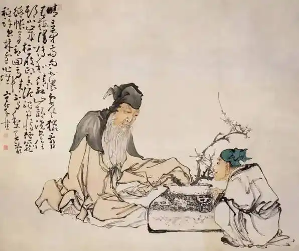 黄慎的人物画,表露出异常强烈的美学性格_个性_艺术品_生活