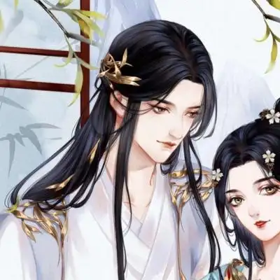 唐崎夜雨唯美古风自截情侣头像