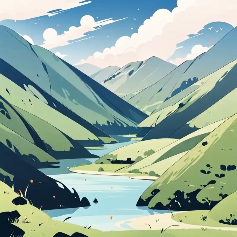 头像分享|高清极简扁平插画风景头像92 分享一组高清极简扁平插画