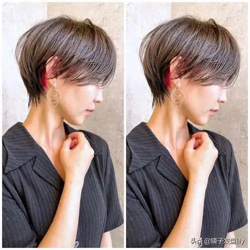 最火的短发发型图片(最近很火的剪短发)(6)