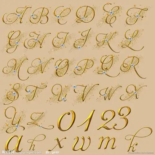 婚礼字母__英文字体_字体下载_多媒体图库_昵图网nipic.com