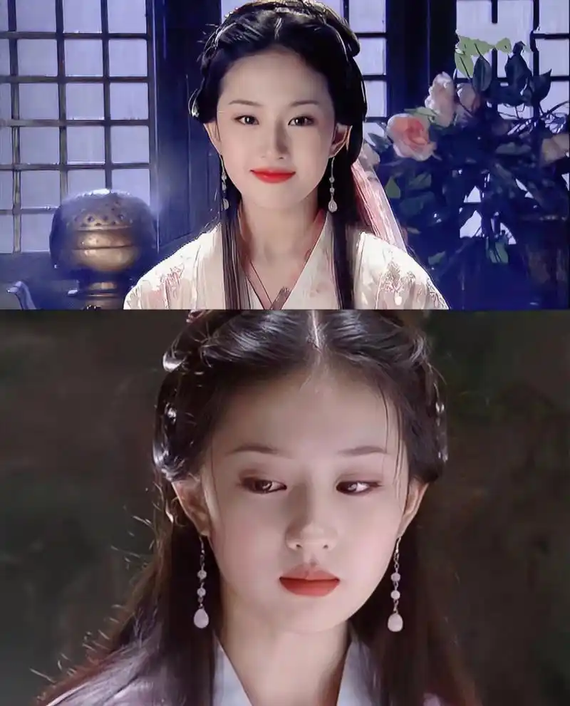 十几岁的刘亦菲演王语嫣 真的巧笑倩兮,美目盼兮,素以为绚兮 后来者再