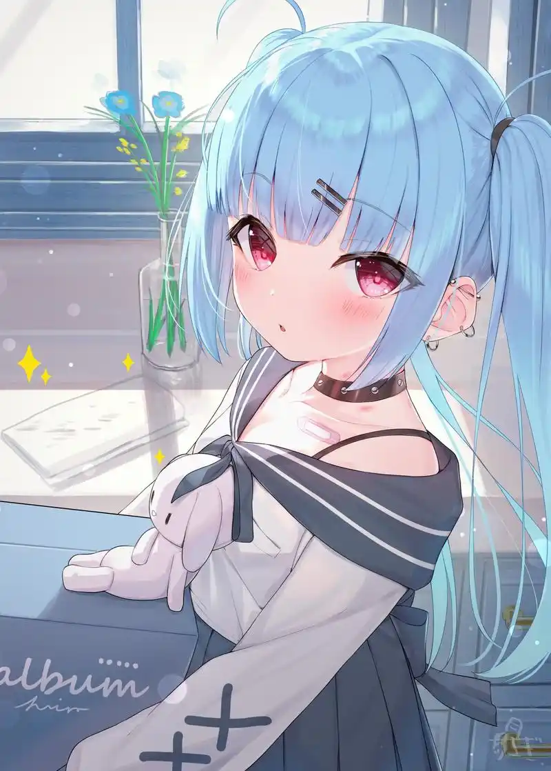 动漫图片推荐:与你对视的二次元少女难道不喜欢吗?