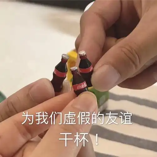 为我们虚假的友谊干杯干杯友谊虚假我们表情
