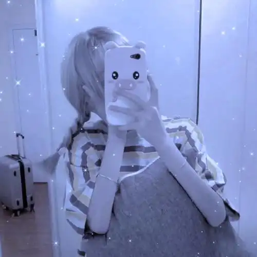 仙女般的挡脸头像