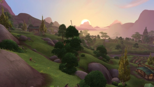 求wow里风景最好看的地方,不限数量越多越好